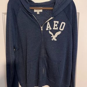 American Eagle blue sweat jacket size XL